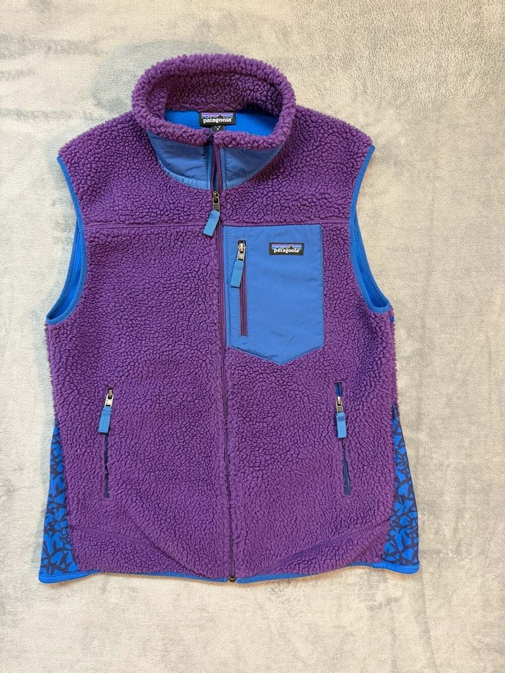 Patagonia Classic Retro-X Fleece Vest Purple Gorpcore